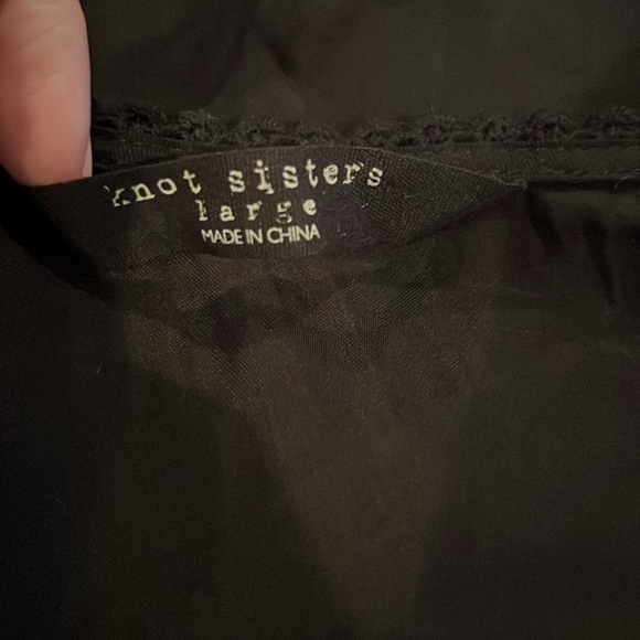 Knot sisters birdie jumpsuit in black NWT | size Large - Picture 8 of 11